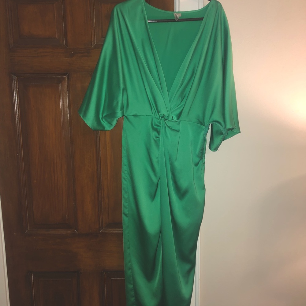 ASOS Kimono Tie Front Maxi Dress